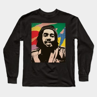 Vintage Poster - Peter Tosh Style Long Sleeve T-Shirt